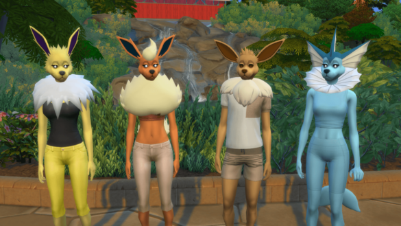Pokemod By Leljas Play as Eevee, Flareon