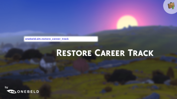 Sims 4 Restore Career Track