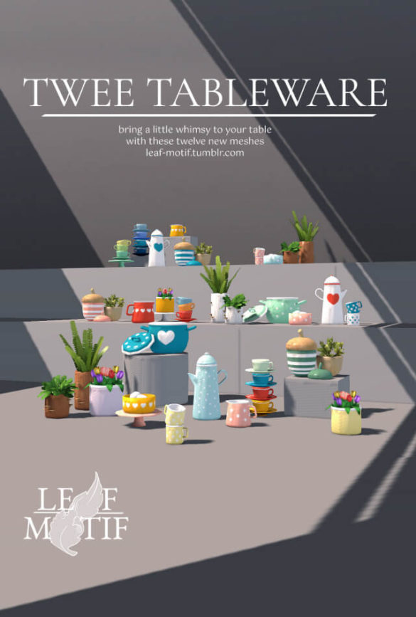 twee tableware tin mugs planters that look like