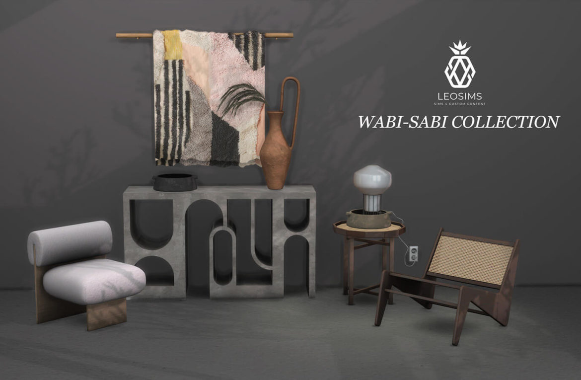 Sims 4 wabi-sabi collection