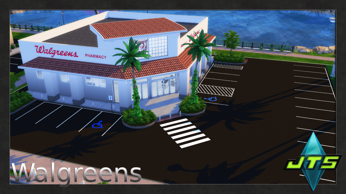 Sims 4 Walgreens lot