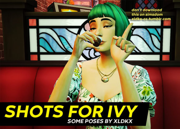 Sims 4 xldkx cc a shot glass for ivy