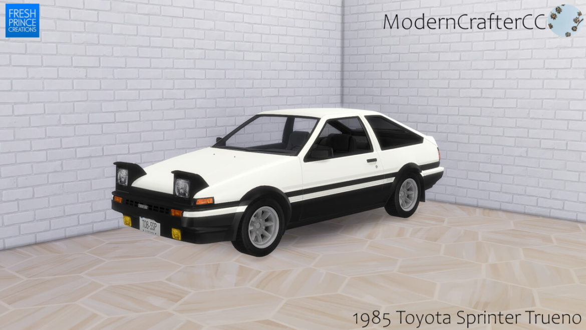 Sims 4 1985 Toyota Sprinter Trueno by Modern Crafter