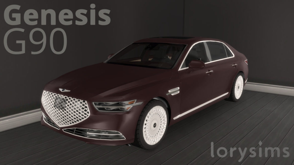 Sims 4 2020 Genesis G90 by LorySims