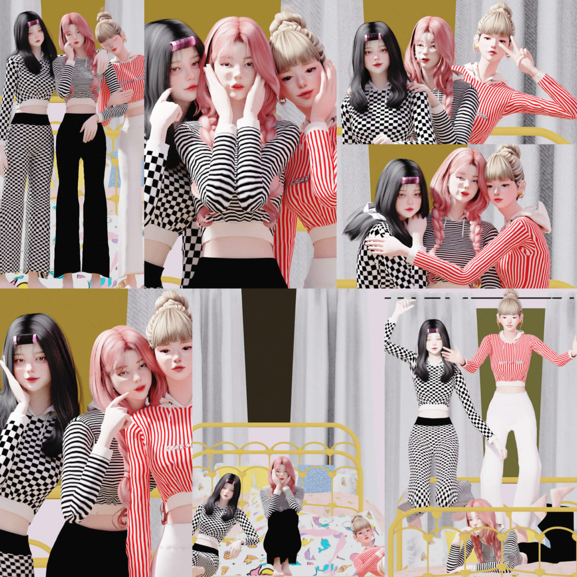 Sims 4 237dear my dreams set pajama hoodie pajama