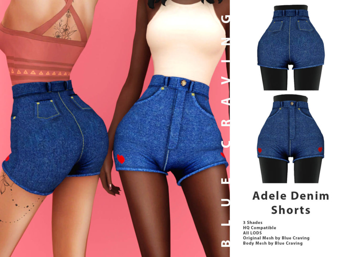 sims 4 adele shorts download