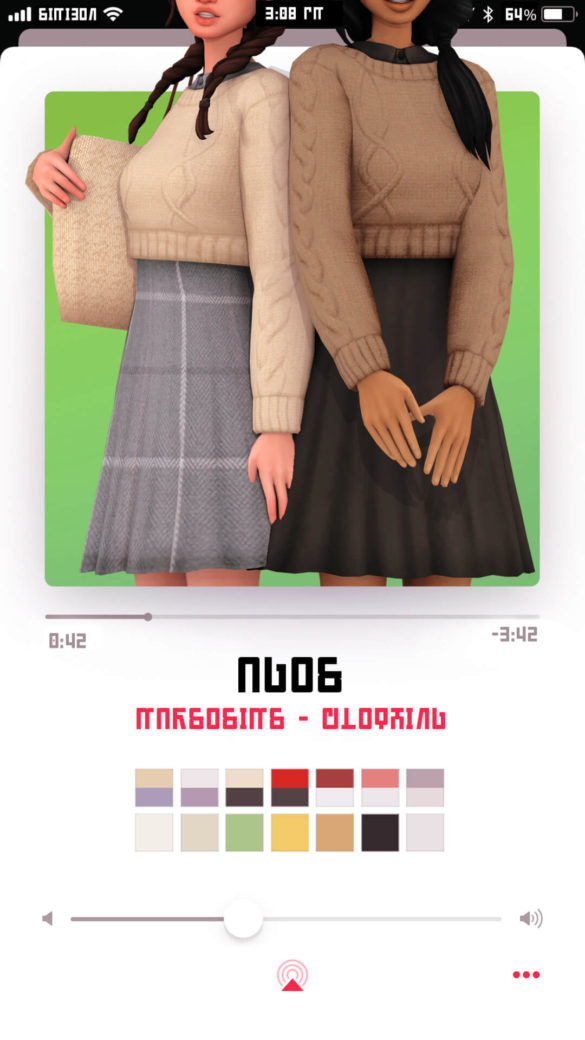 Sims 4 Agos dress at Marso Sims