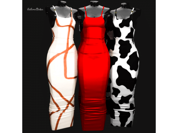 Sims 4 Alayah Dress by NoNvme Studios – The Sims 4