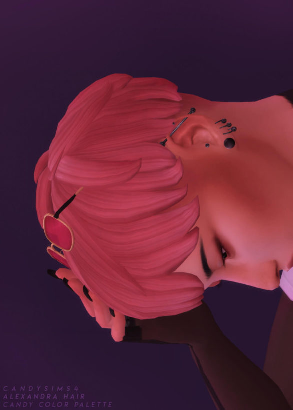 Sims 4 Alexandra Hair from Candy Sims 4