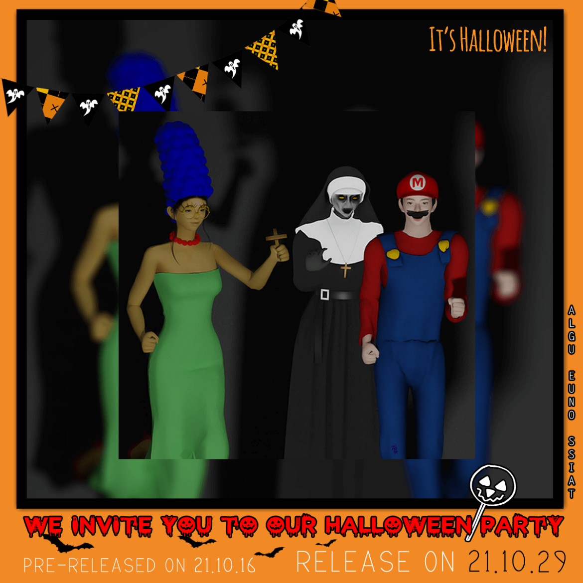 algu x euno x ssiat 2021 halloween collaboration