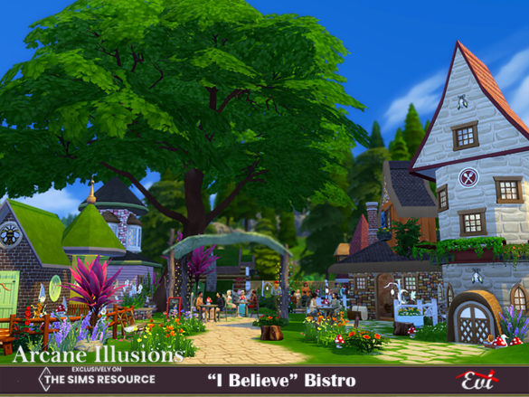Sims 4 Arcane Illusion I believe bistro