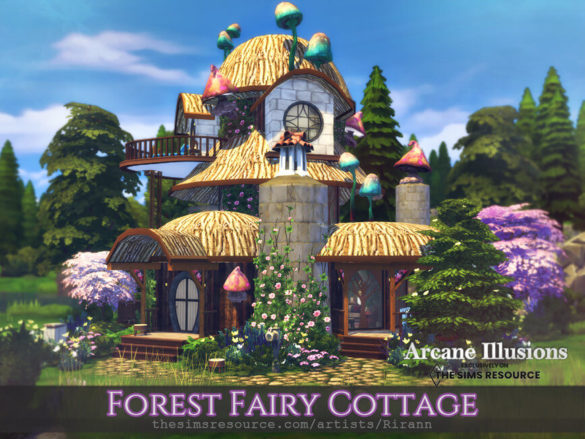 Sims 4 Arcane Illusions – Forest Fairy Cottage