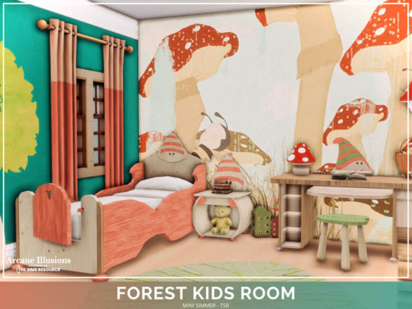 Sims 4 Arcane Illusions – Forest Kids room