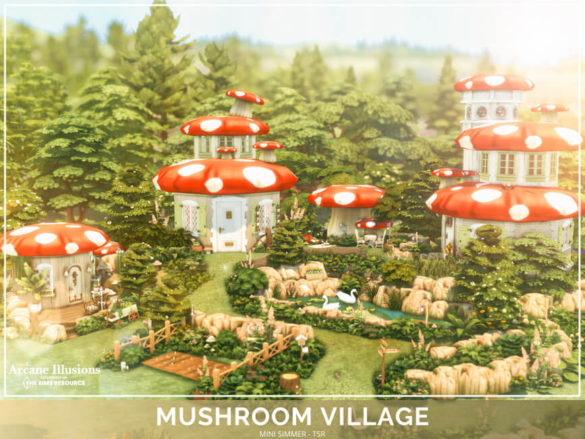 Sims 4 Arcane Illusions – Mushroom Village