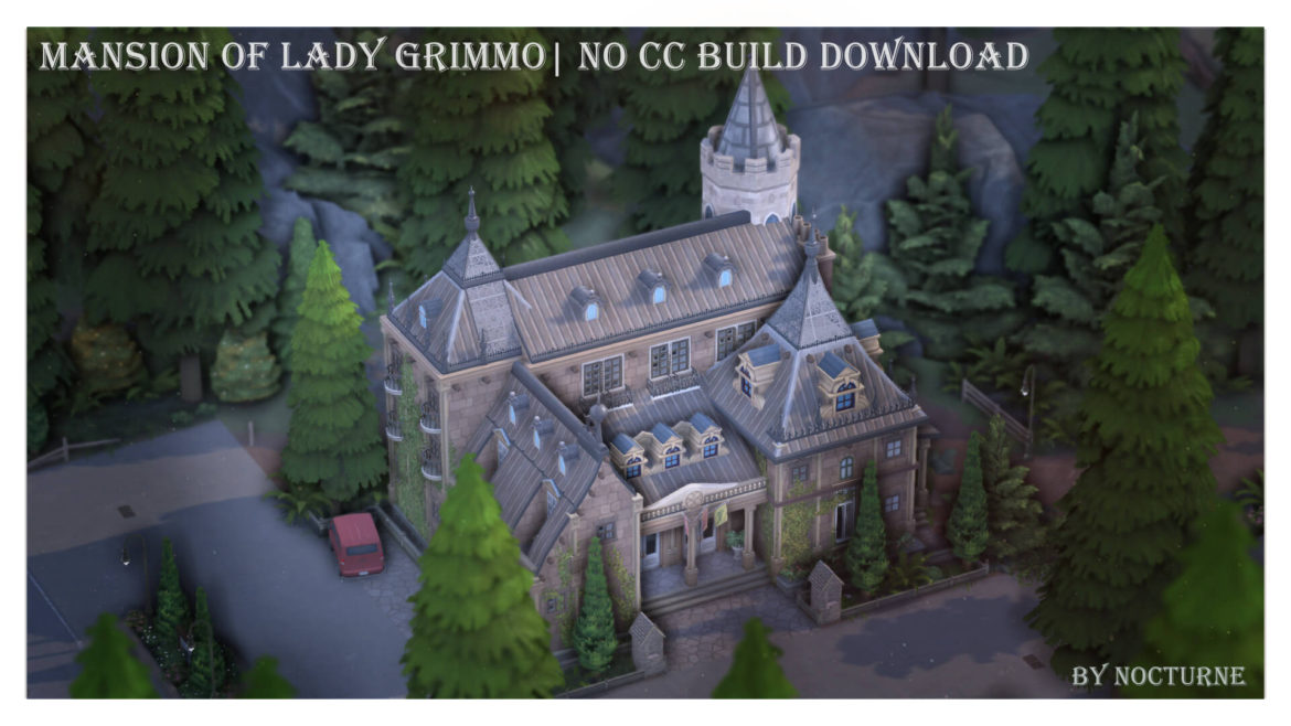 Sims 4 archival estate boop no cc lot