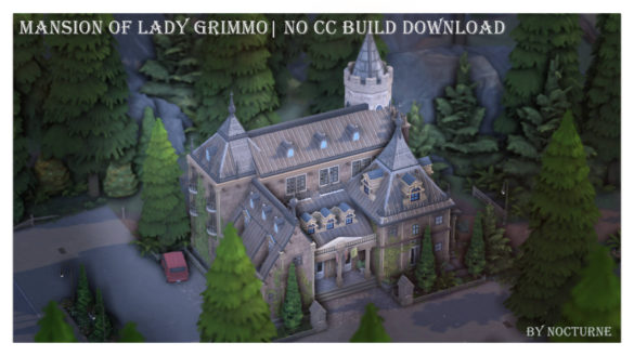 Sims 4 archival estate boop no cc lot