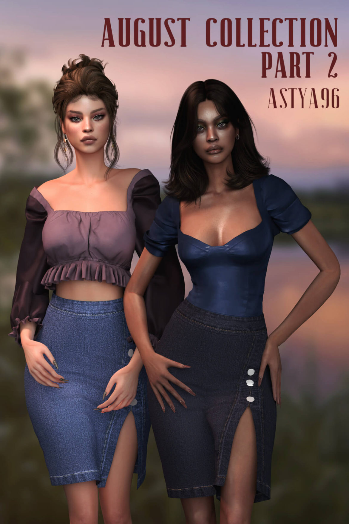 Sims 4 August Collection 2021 Part 2 by Astya96