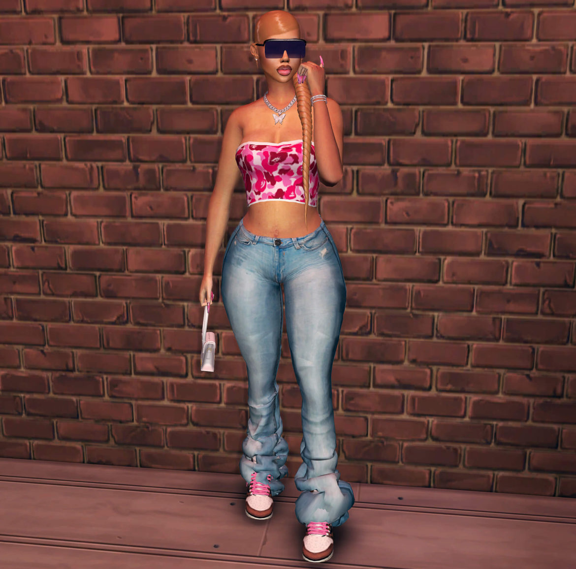 Sims 4 bape tube tops