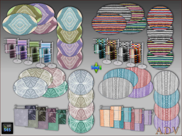 Sims 4 Bathroom sets by Arte Della Vita