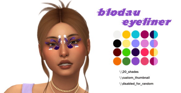 Sims 4 blodau eyeliner