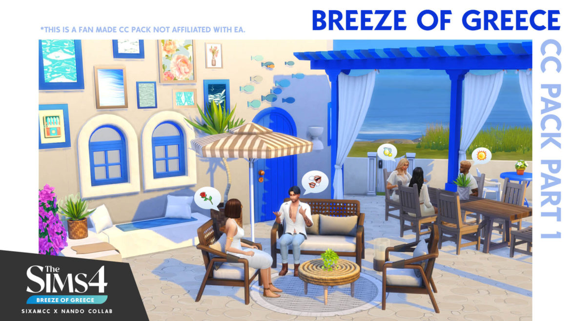 Sims 4 breeze of greece cc pack part 1 hello as you