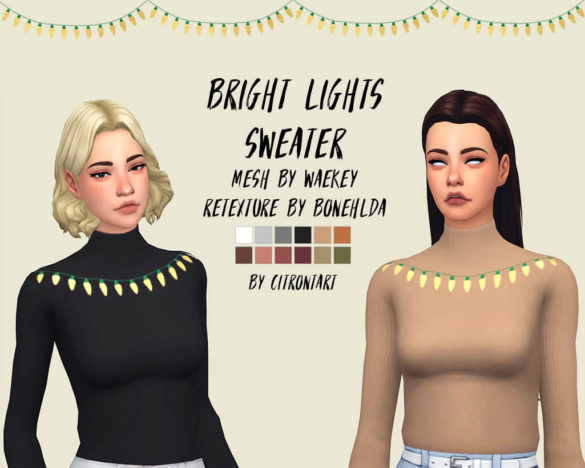 Sims 4 bright lights sweater