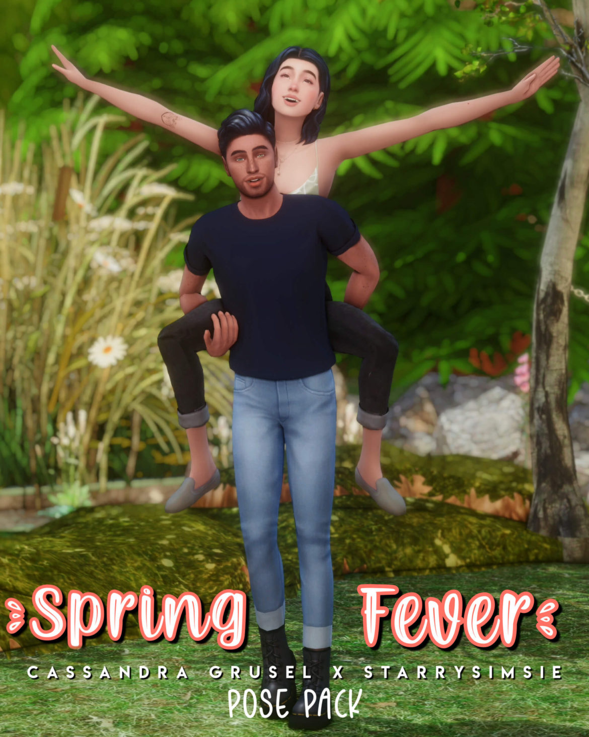 Sims 4 CASSANDRA X STARRY – Spring Fever Pose Pack