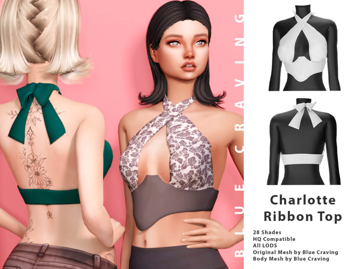 sims 4 charlotte ribbon top download