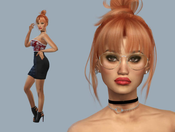 Sims 4 Chloe Gerald by starafanka