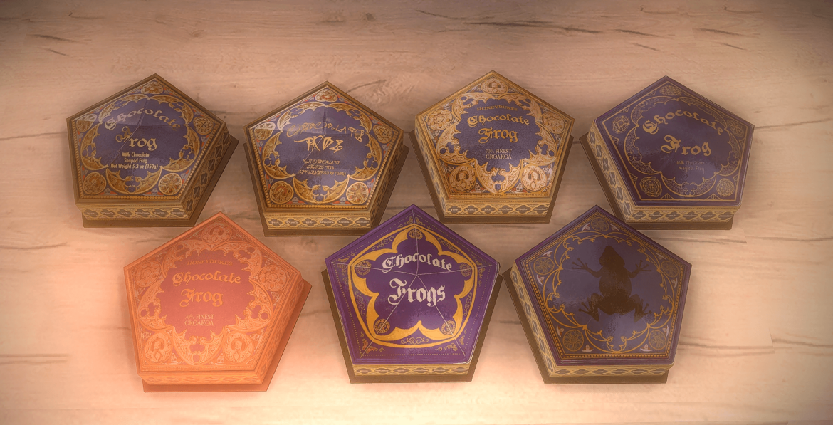 chocolate frog box edible harry potter inspired