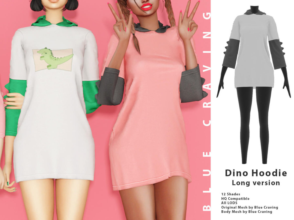 sims 4 dino hoodie