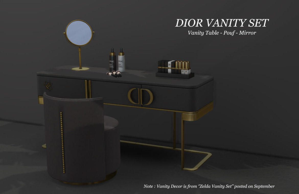 Sims 4 Dior Vanity Set