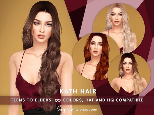 Sims 4 download current week kath hair