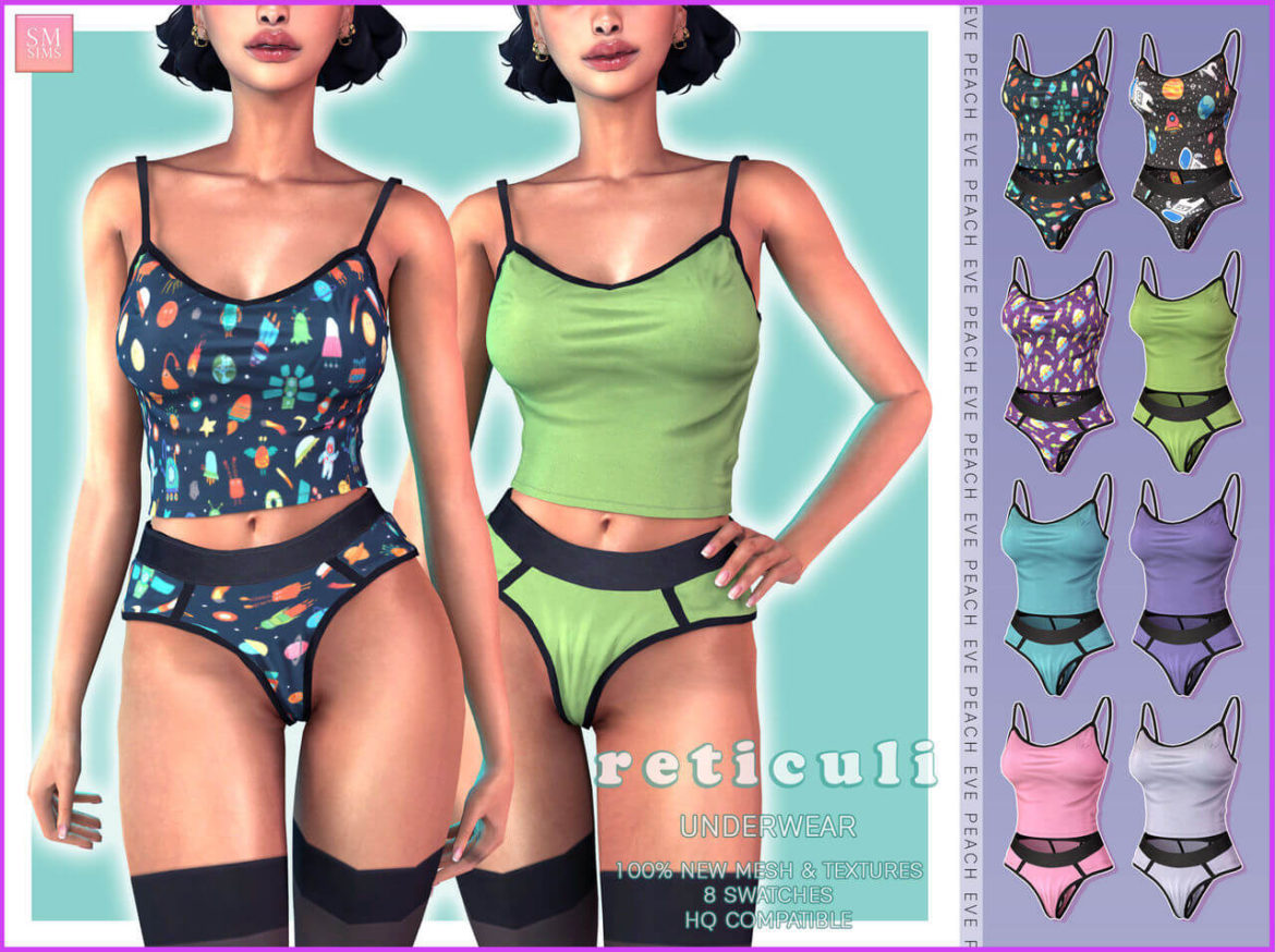 Sims 4 retikuli underwear