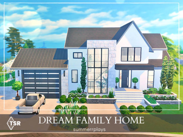 Sims 4 Dream Family Home by Summerr Plays from TSR