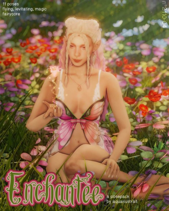 Sims 4 enchante pose pack