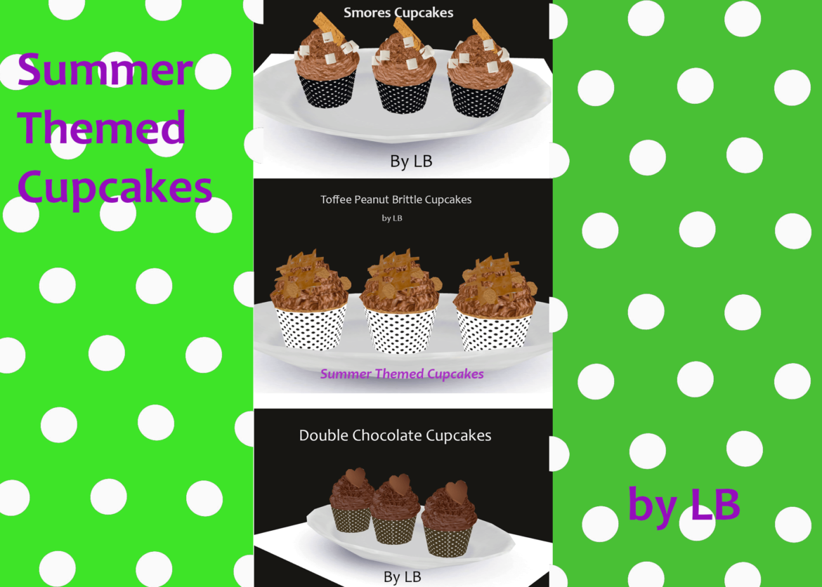 End Of Summer Themed Chocolate Cupcakes