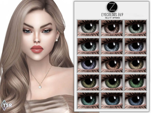 Sims 4 EYECOLORS Z69 by ZENX from TSR