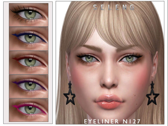 Sims 4 eyeliner n127 by seleng