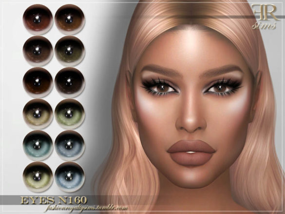 Sims 4 Eyes N160 by FashionRoyaltySims from TSR