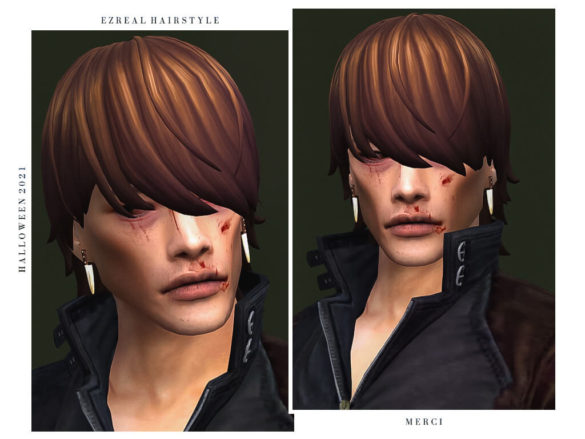 Sims 4 EZREAL HAIRSTYLE
