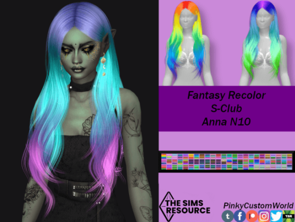 Fantasy Recolor of S Clubs Anna N10 hair