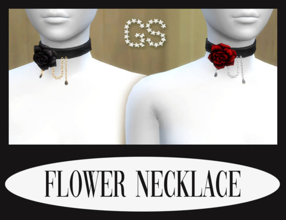 Sims 4 flower necklace sims 4 base game 25 colors in