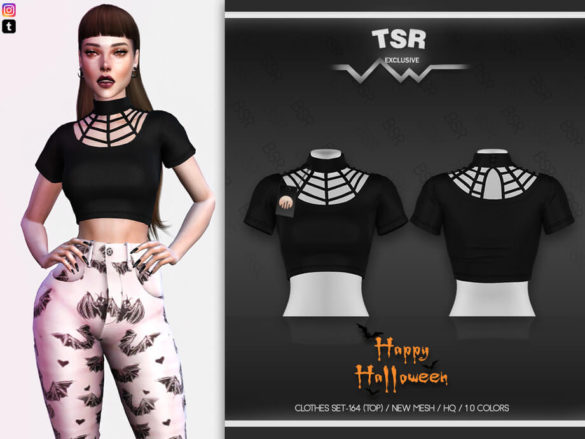 HALLOWEEN CLOTHES SET-164 TOP BD565 by busra-tr