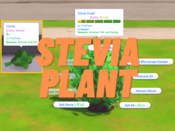 Sims 4 Harvestable Stevia