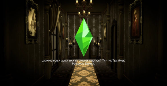 Sims 4 haunted hallway loading screen ghostlycc the