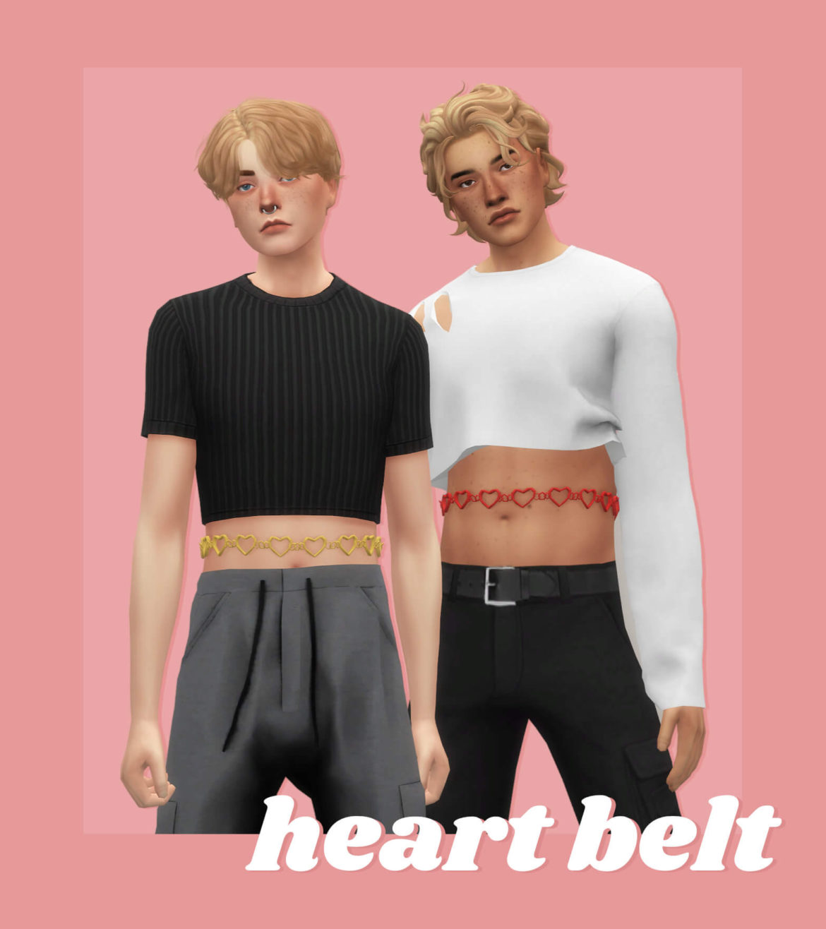 Sims 4 heart belt