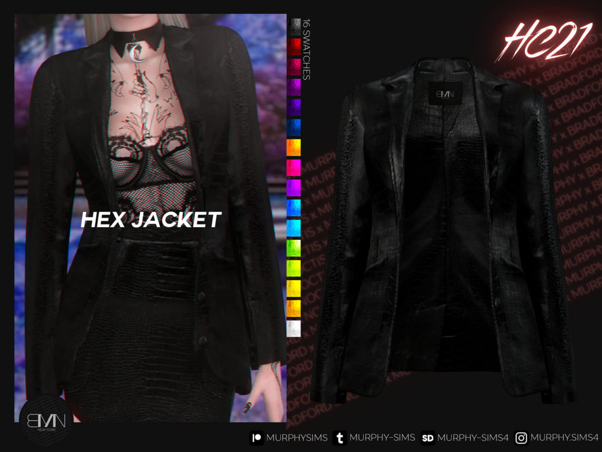 Sims 4 hex jacket