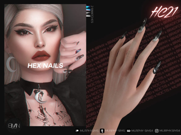 Sims 4 hex nails