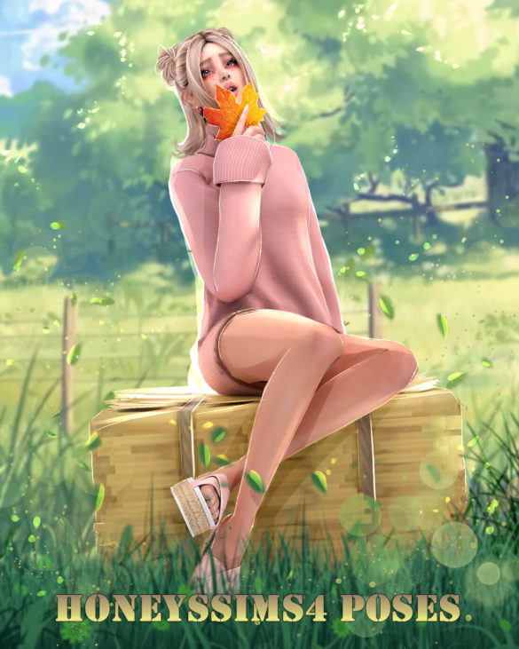 Sims 4 honeyssims4 hs4 autumn poses